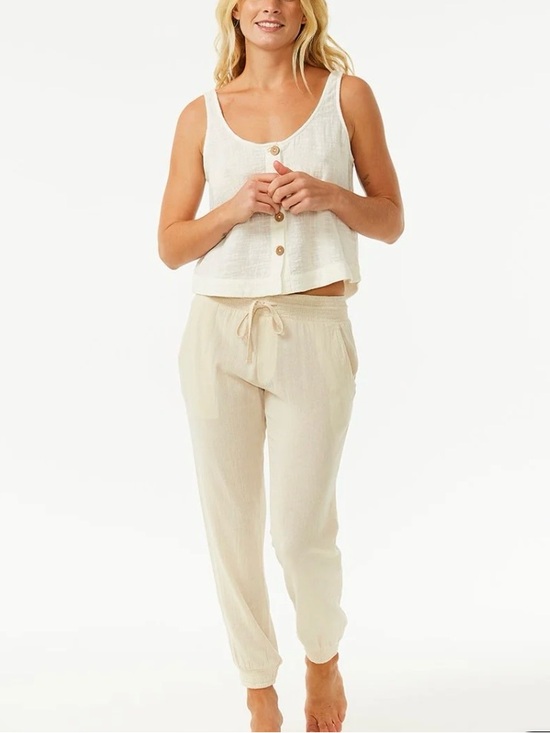 Rip Curl Pants - Rip Curl Cream Lightweight Classic Surf Pants